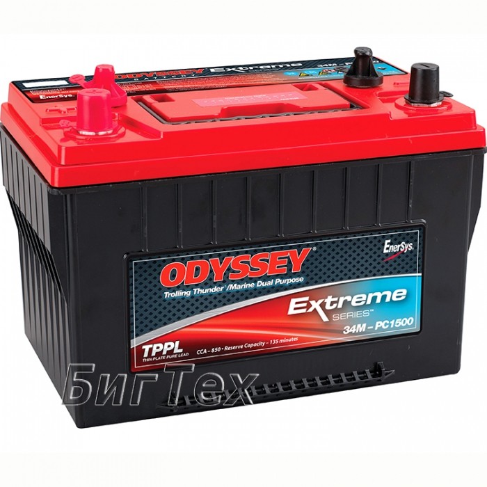 Аккумулятор лодочный ODYSSEY Extreme 34M-PC1500...