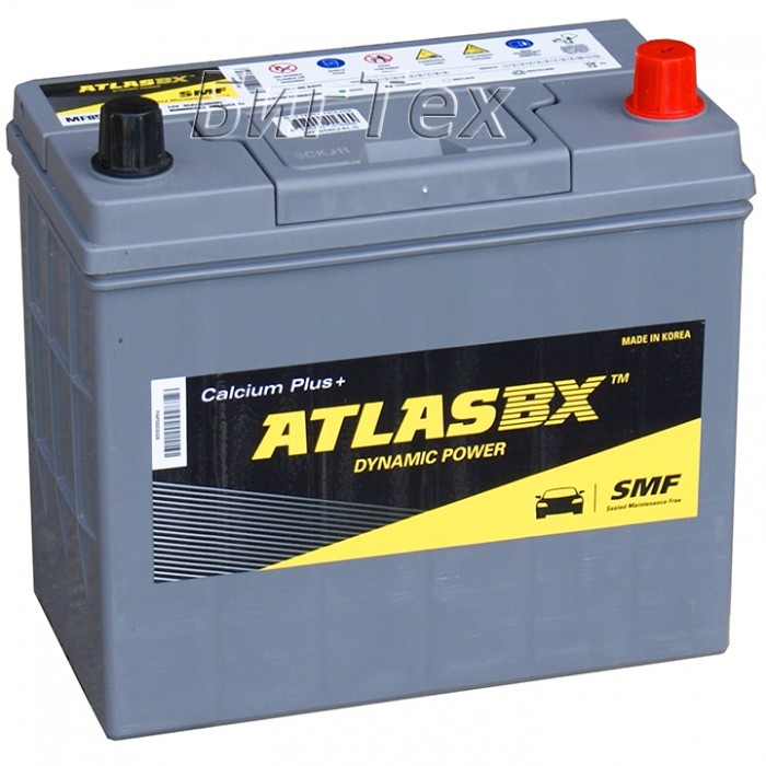 Аккумулятор автомобильный ATLAS AX MF85B24LS...