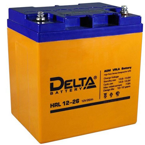 Аккумулятор Delta HR 12-26, 26 А/ч