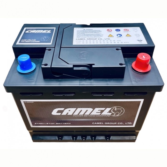 Аккумулятор автомобильный CAMEL AGM VRL2 60Ah