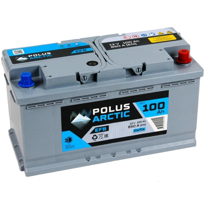 Аккумулятор автомобильный POLUS ARCTIC EFB...
