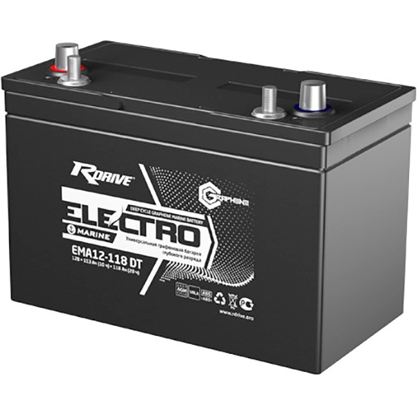 Аккумулятор лодочный RDrive Marine EMA12-118 DT...