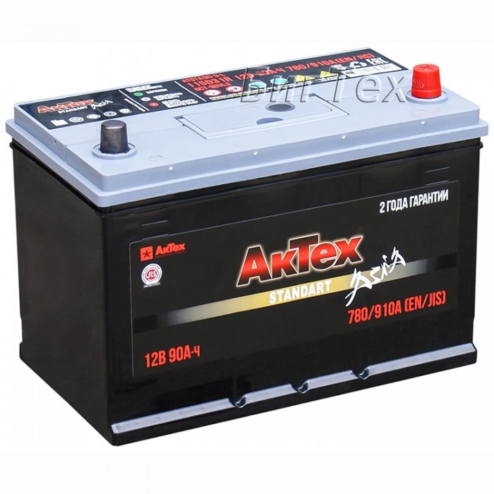 Аккумулятор автомобильный АКТЕХ CLASSIC Asia 90 Ач