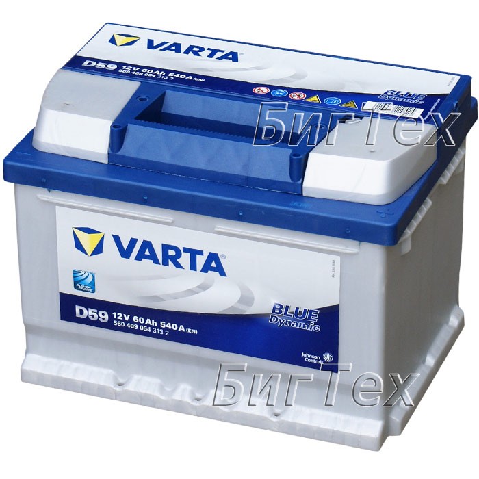 Аккумулятор автомобильный VARTA Blue Dynamic...