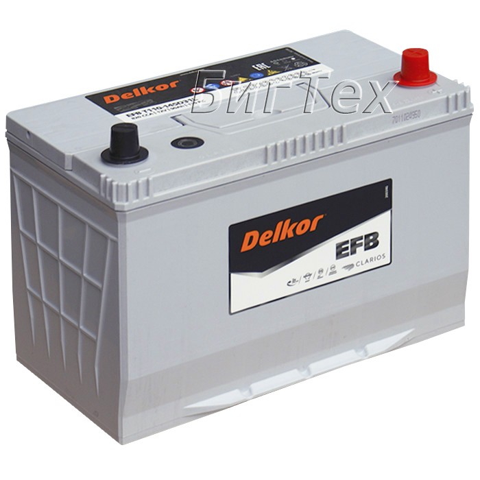 Аккумулятор автомобильный Delkor Start-Stop EFB...