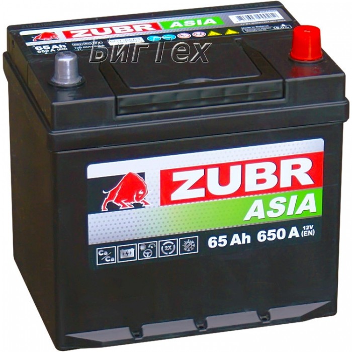 Аккумулятор автомобильный ZUBR PREMIUM ASIA...