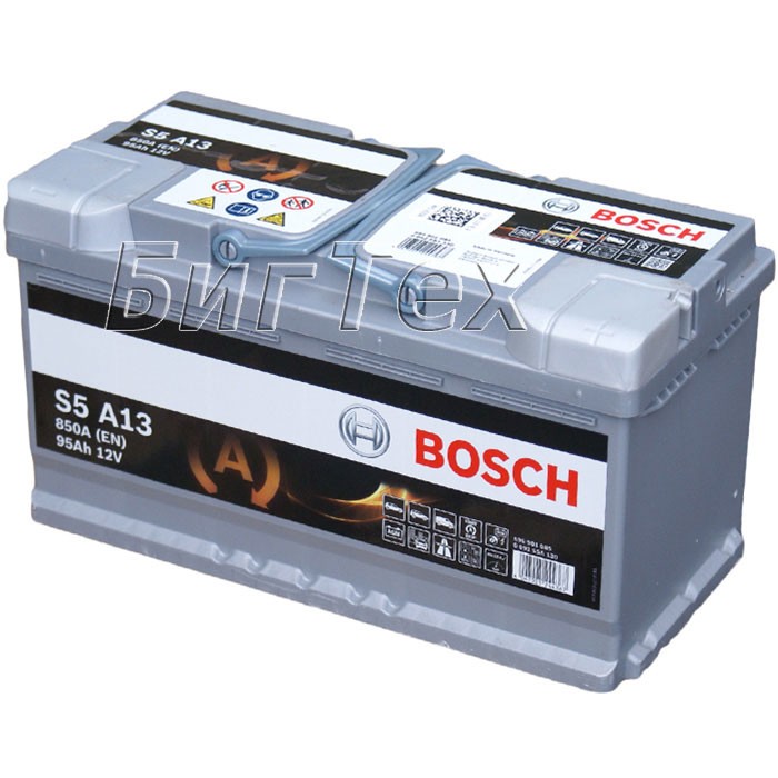 Аккумулятор автомобильный BOSCH AGM S5 A13 95 Ач