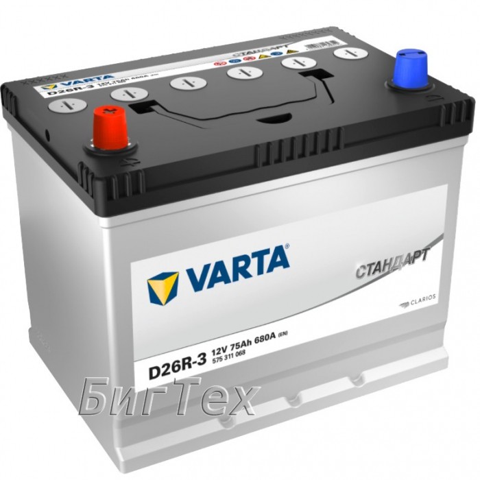 Аккумулятор автомобильный VARTA Стандарт...