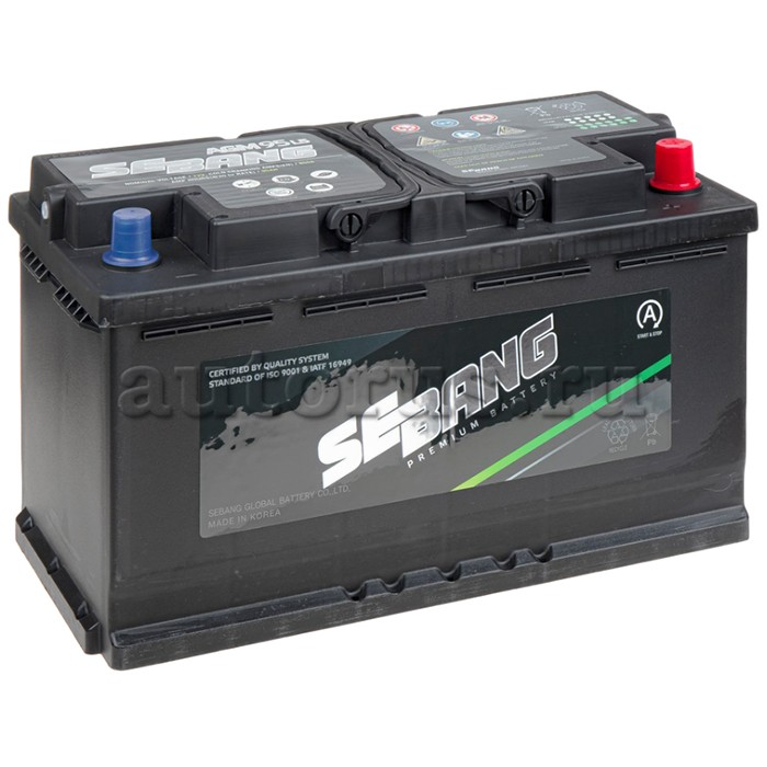Аккумулятор автомобильный SEBANG AGM L5...