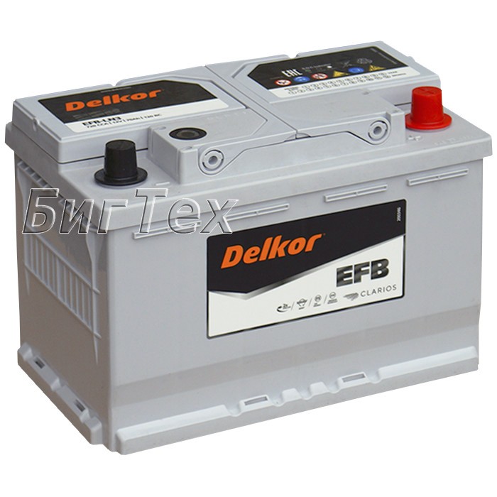 Аккумулятор автомобильный Delkor Start-Stop EFB...