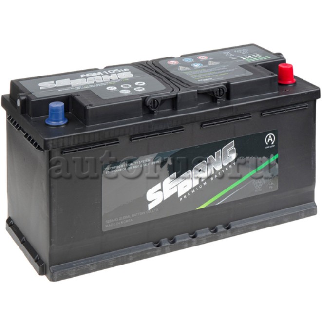Аккумулятор автомобильный SEBANG AGM L6...