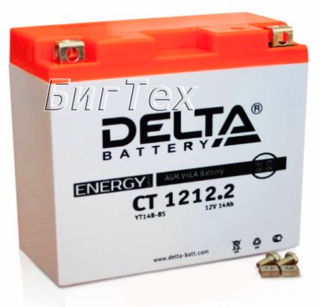 Мото аккумулятор DELTA CT 1212.2 AGM (YT14B-BS)...