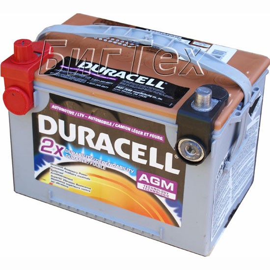 Аккумулятор автомобильный Duracell AGM78DT (4...