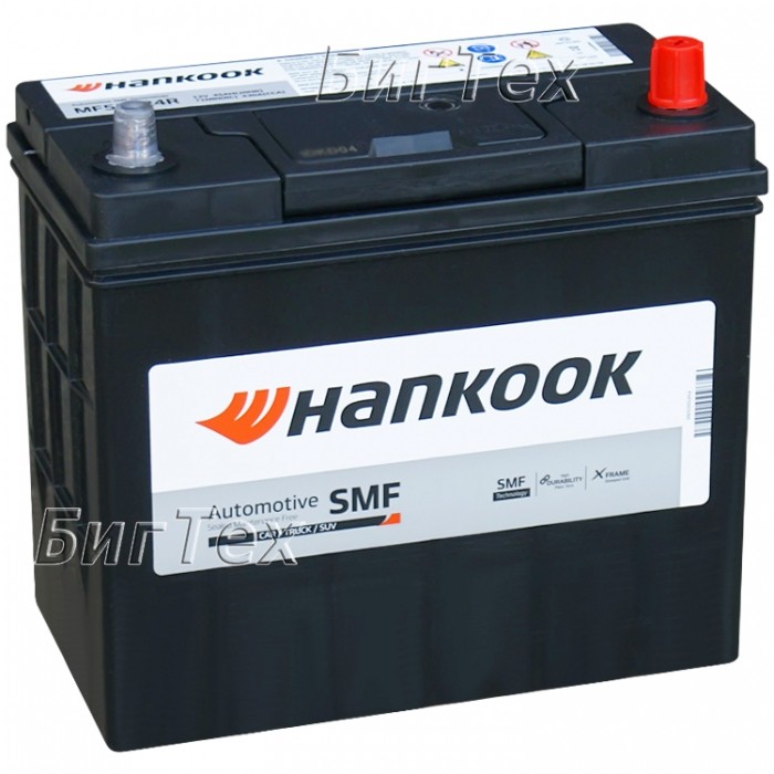 Аккумулятор автомобильный HANKOOK 55B24L 45Ah...