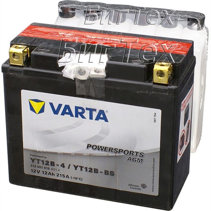 Мото аккумулятор VARTA Powersports AGM YT12B-BS...