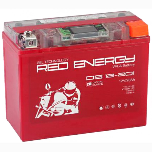 Мото аккумулятор Red Energy DS 12201, 20 Ач...
