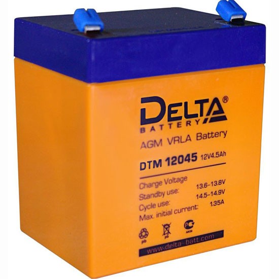 Аккумулятор Delta DTM 12045, 4.5 А/ч