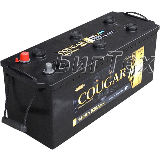 Аккумулятор Cougar 140 А/ч, 6ст-140