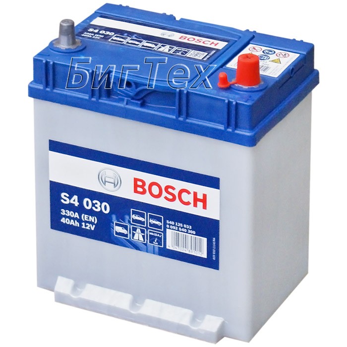 Аккумулятор автомобильный BOSCH Asia S4 030 40...