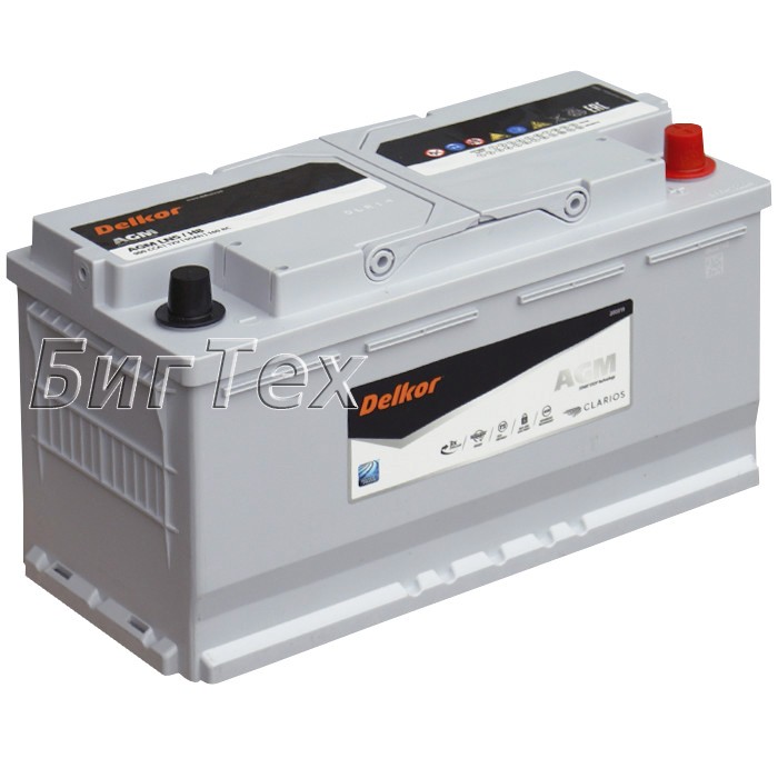 Аккумулятор автомобильный Delkor Start-Stop AGM...