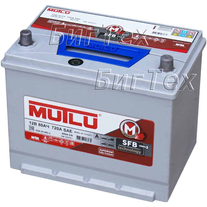 Аккумулятор автомобильный MUTLU SFB M3 95D26FL...