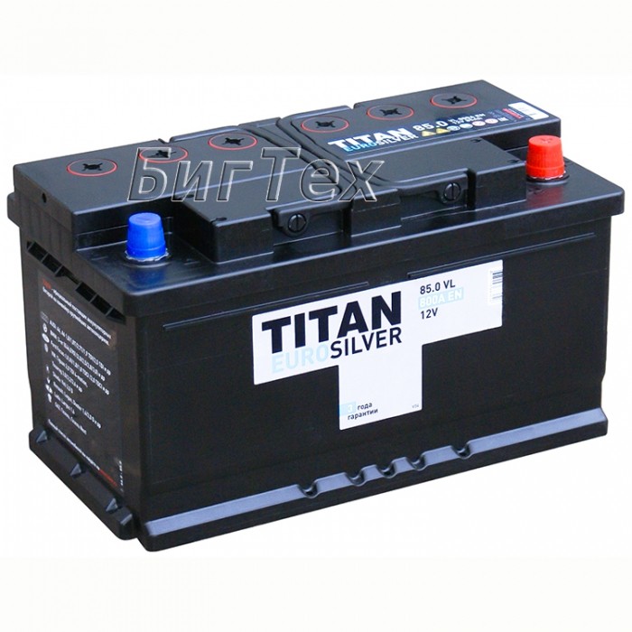 Аккумулятор автомобильный TITAN EURO SILVER...