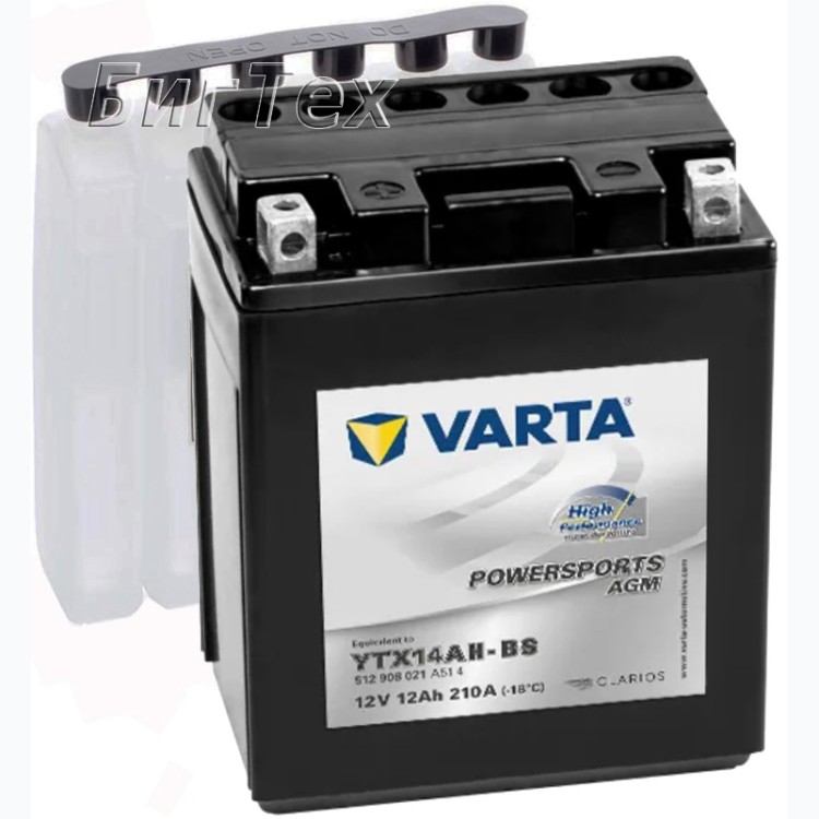Мото аккумулятор VARTA YTX14AHL-BS 12 Ач (512...