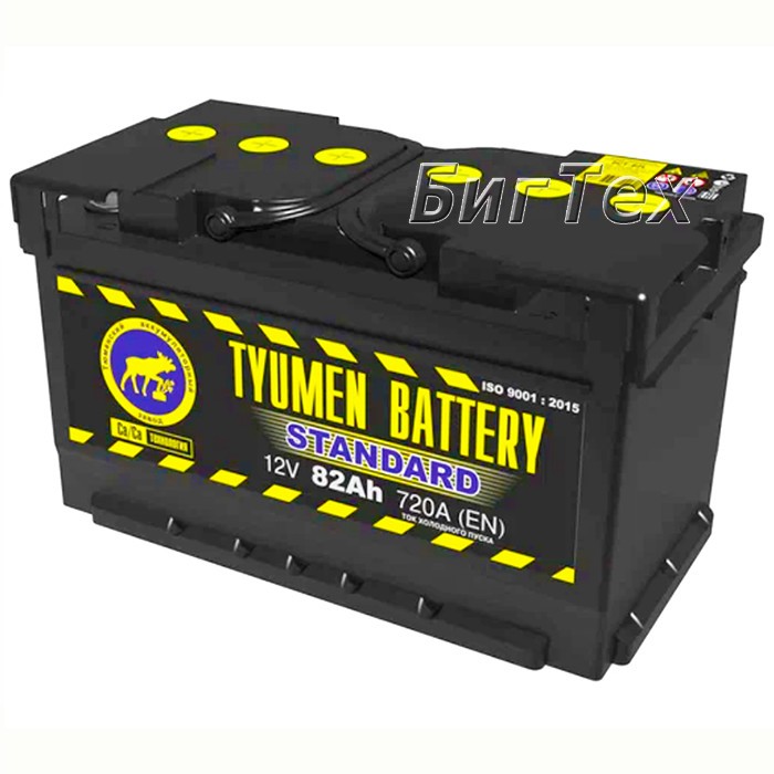 Аккумулятор автомобильный TYUMEN STANDART 82 Ач