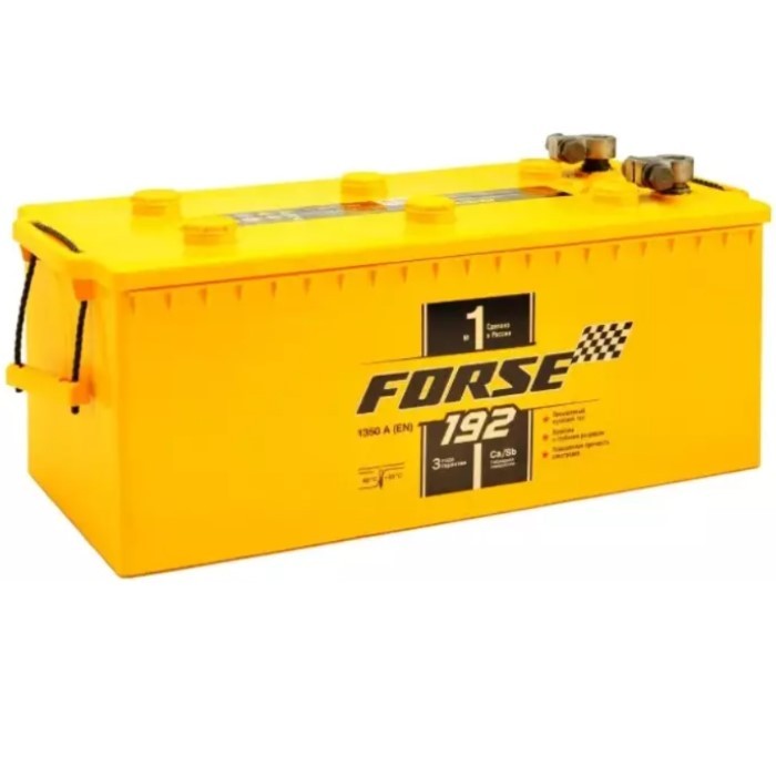 Аккумулятор грузовой FORSE 6ст-192 Ач 1350А о/п...