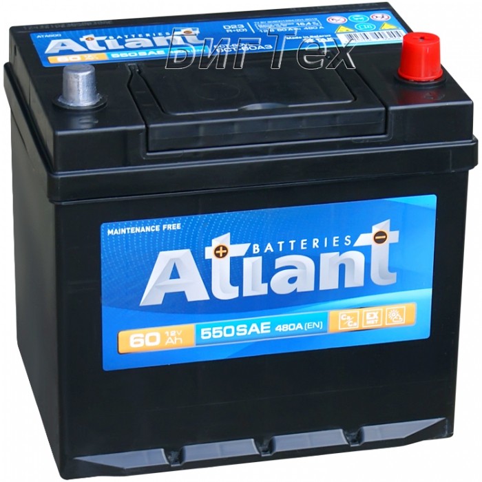 Аккумулятор автомобильный ATLANT ASIA ATA600 60 Ач