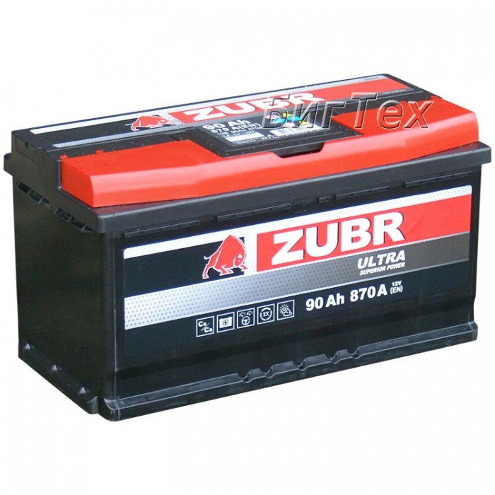 Аккумулятор автомобильный ZUBR ULTRA ZU900 90 Ач