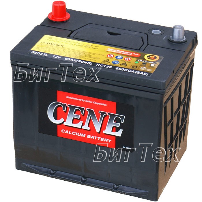 Аккумулятор автомобильный Cene 80D23L 70 Ач