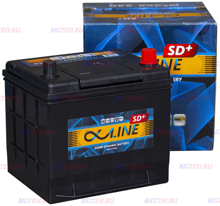 Аккумулятор автомобильный ALPHALINE SD 26R-550...
