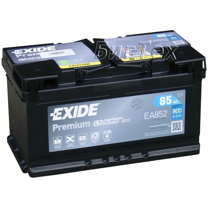 Аккумулятор автомобильный Exide Premium EA852...