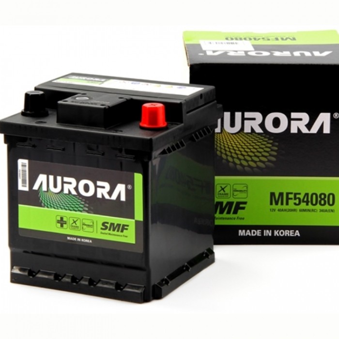 Аккумулятор автомобильный AURORA DIN MF54080 L0...
