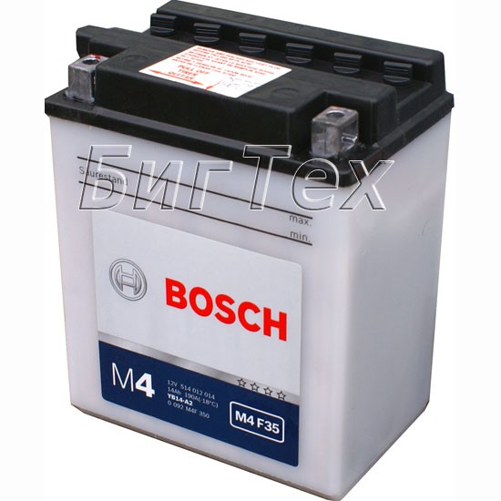 Мото аккумулятор Bosch M4 F19 6 Ач (12N5.5-3B)