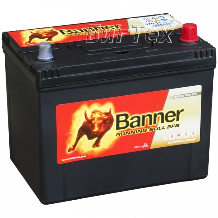Аккумулятор автомобильный Banner Running Bull...