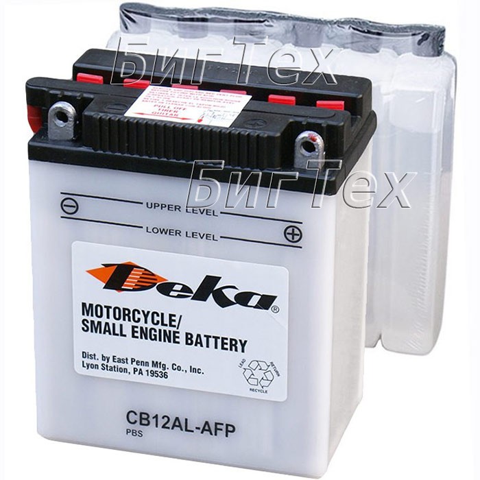 Мото аккумулятор Deka CB12AL-A, 12 А/ч