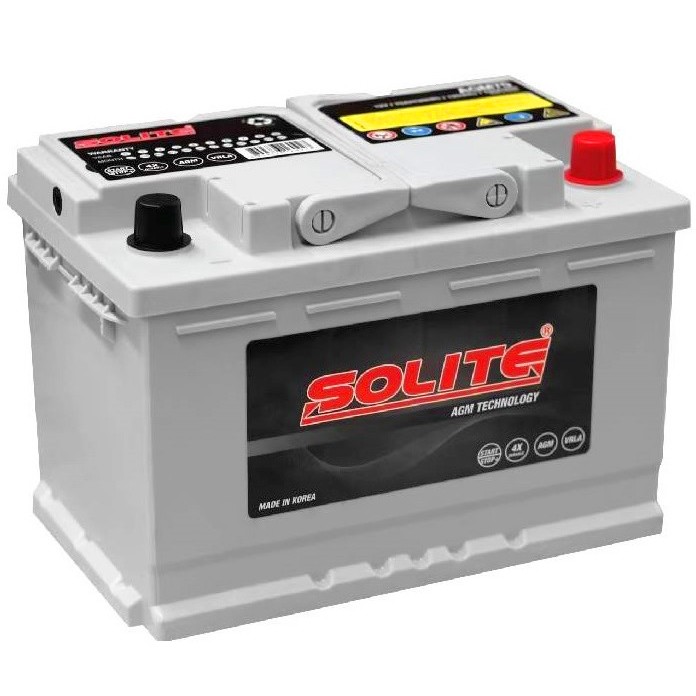 Аккумулятор автомобильный SOLITE AGM Start-Stop...