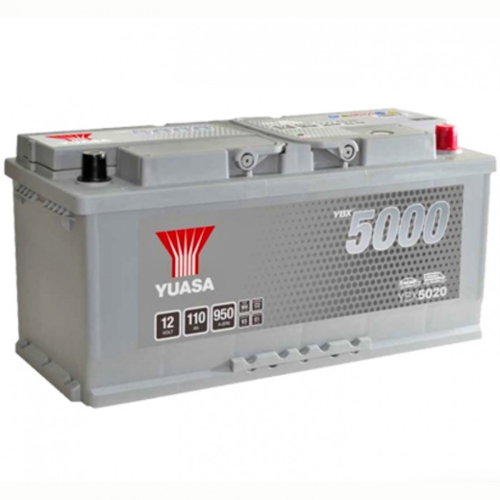 Аккумулятор автомобильный YUASA YBX5020 Silver...
