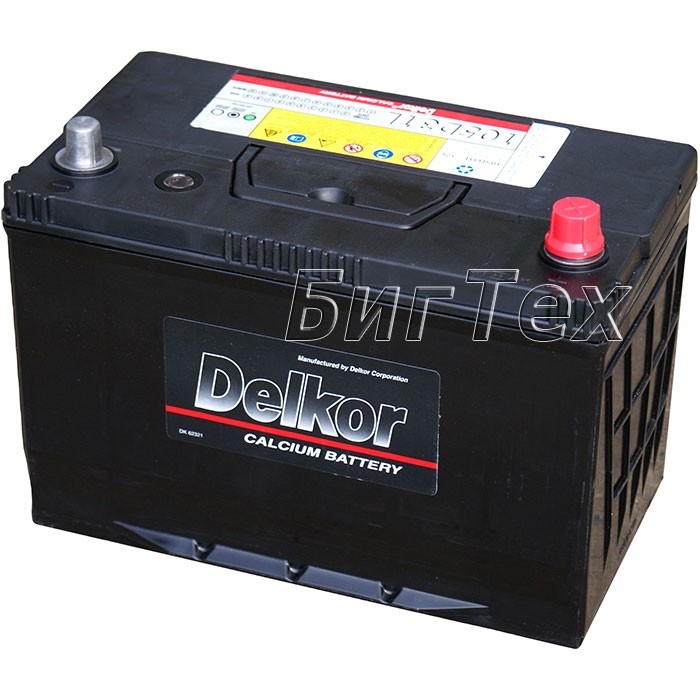 Аккумулятор автомобильный Delkor 115D31L 100 Ач