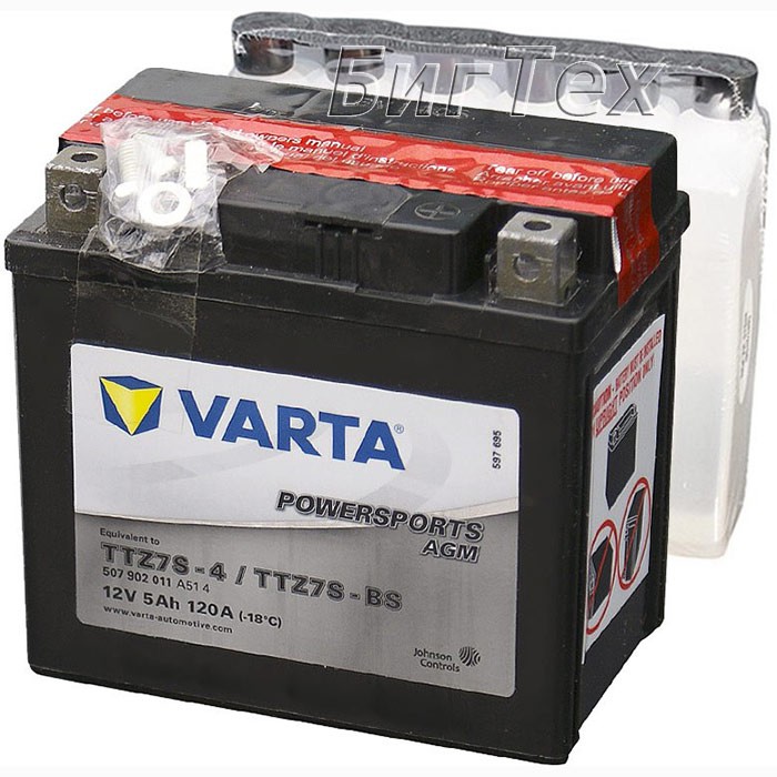Мото аккумулятор VARTA Powersports AGM YTZ7S-BS...