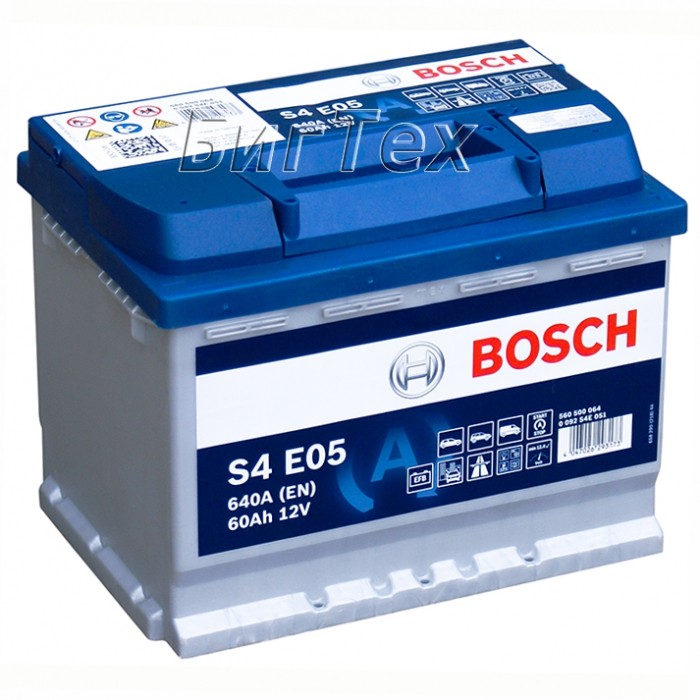 Аккумулятор автомобильный BOSCH EFB S4E 05 60 Ач