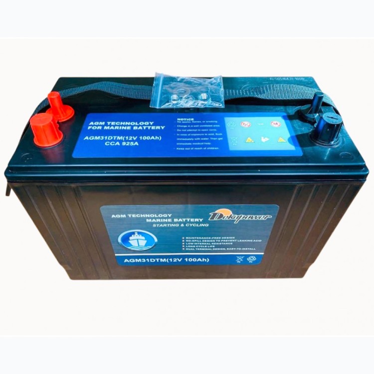 Аккумулятор лодочный DEKAPOWER Marine AGM31DTM...