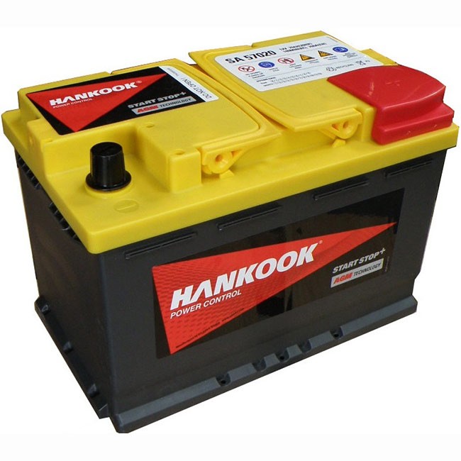 Аккумулятор Hankook AGM Start-Stop 70Ah (SA 57020)