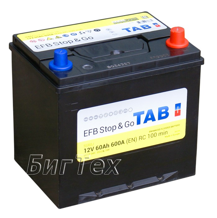 Аккумулятор автомобильный TAB EFB Stop Go 65 Ач...