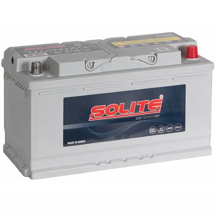 Аккумулятор автомобильный SOLITE AGM Start-Stop...