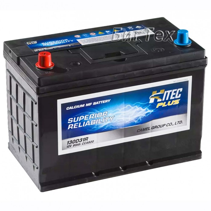 Аккумулятор автомобильный HITEC 130D31R 95Ah
