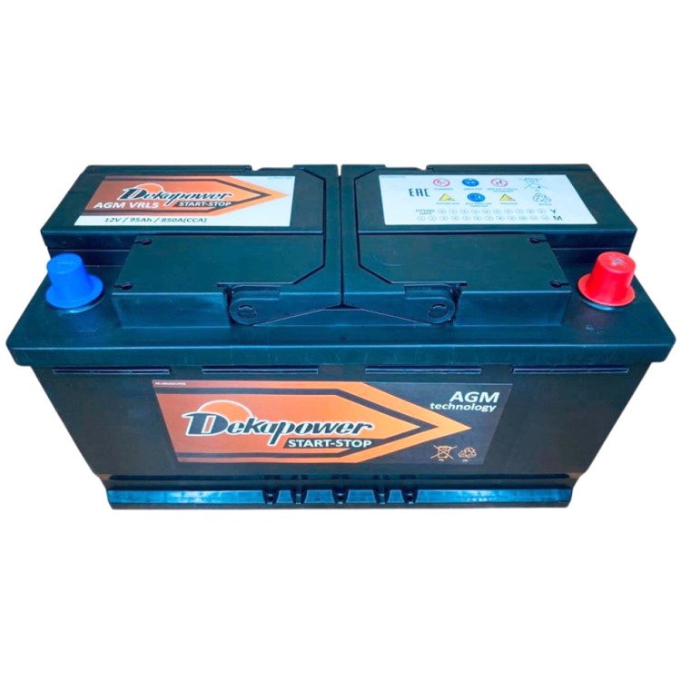 Аккумулятор автомобильный DEKAPOWER VRL5 AGM...