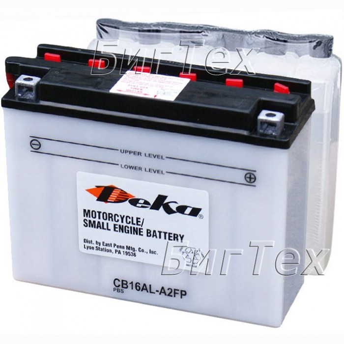 Мото аккумулятор Deka CB16AL-A2, 16Ah